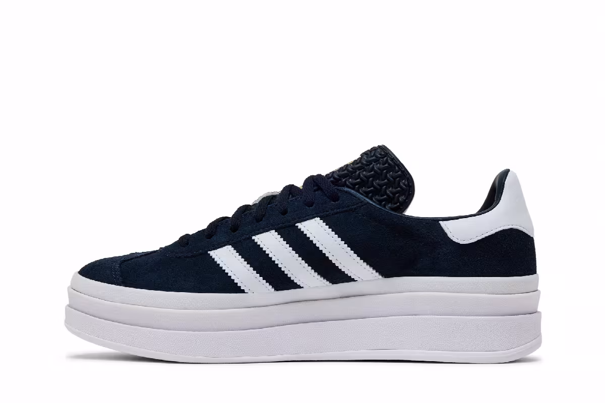 adidas Gazelle Bold J Aurora Ink White, view 4