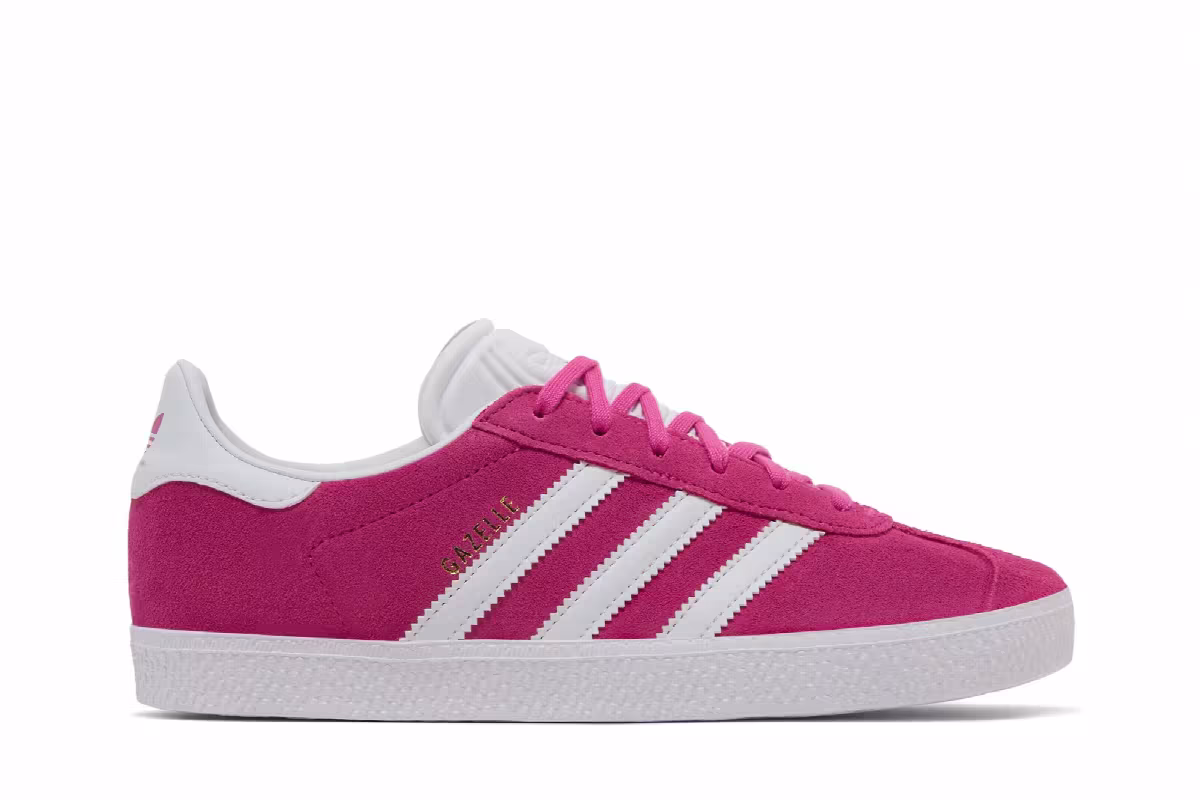 Adidas Gazelle J Semi Lucid Fuchsia, view 2