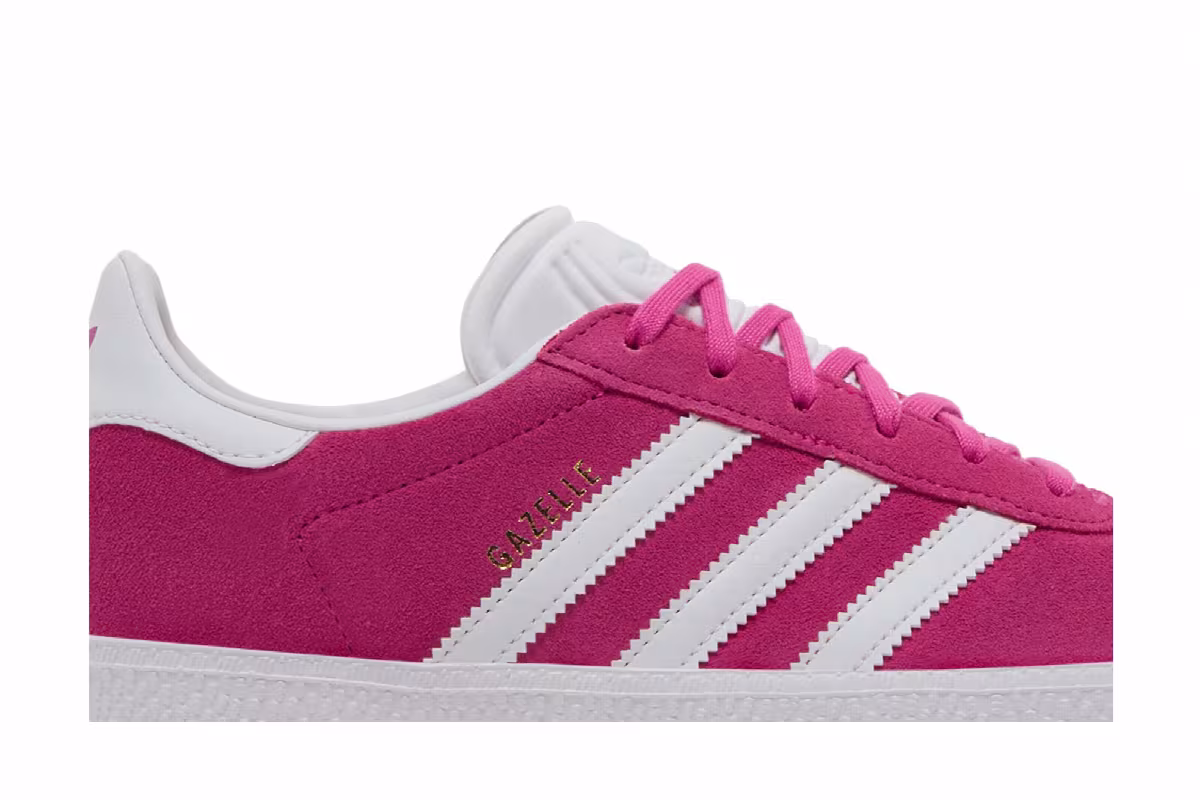 Adidas Gazelle J Semi Lucid Fuchsia, view 3