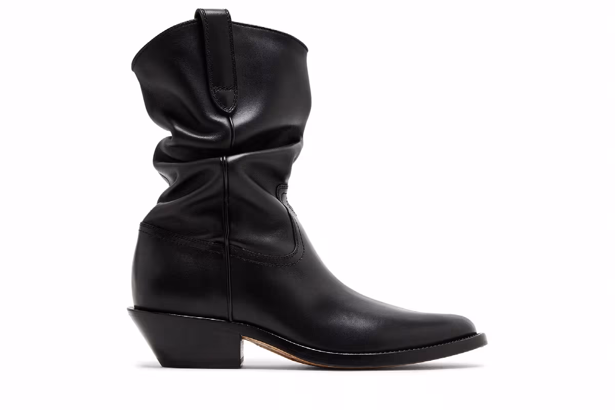 Maison Margiela Women's Tabi Western Boot Black, view 2