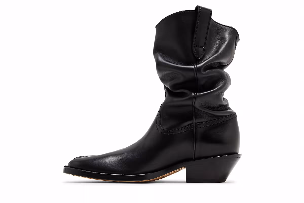 Maison Margiela Women's Tabi Western Boot Black, view 4