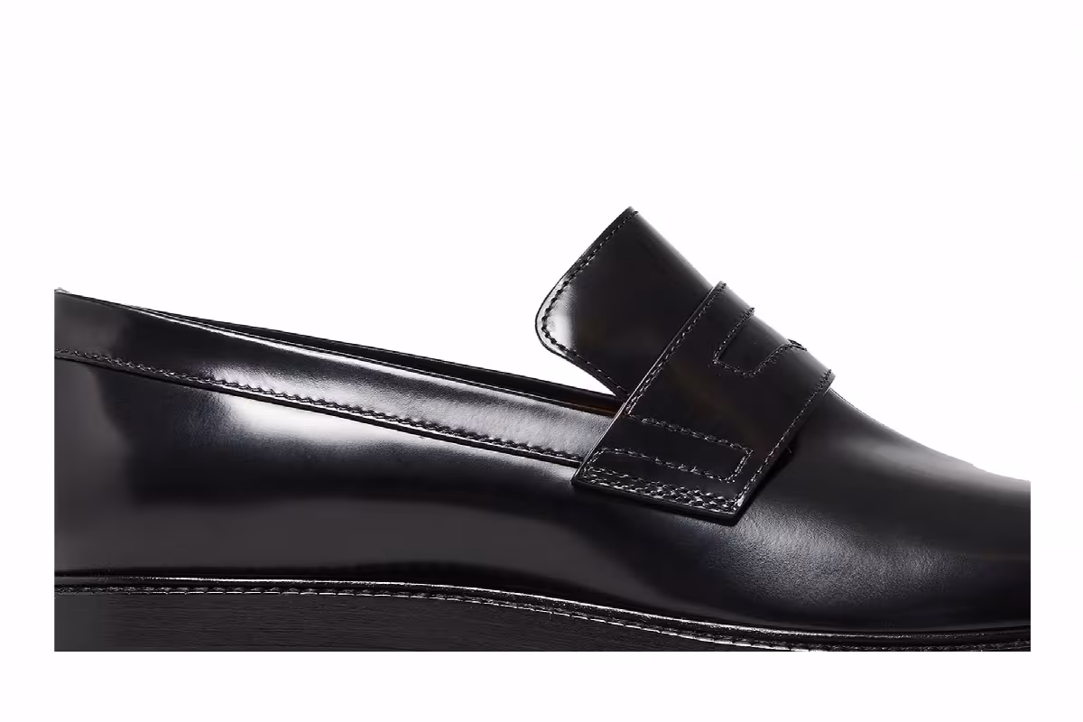 Maison Margiela Women's Tabi Loafer Black, view 3