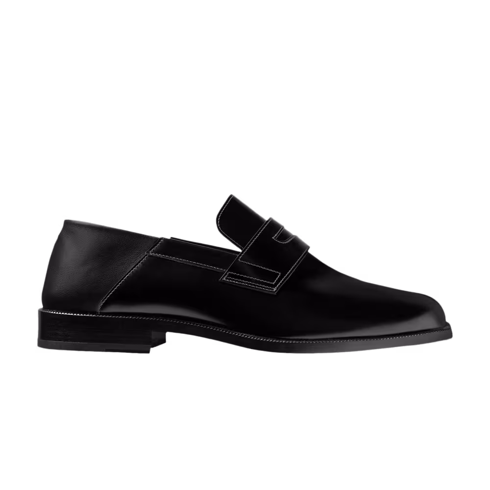 Maison Margiela Tabi Penny Loafers Black