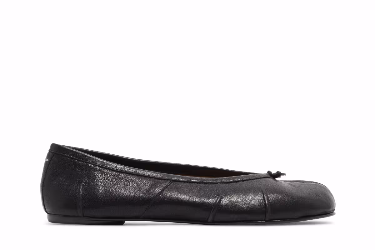 Maison Margiela Women's Tabi Ballerina Black 2023, view 2