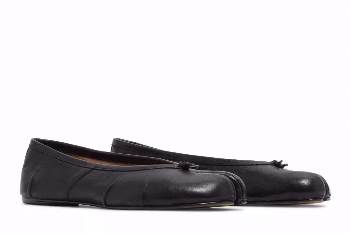 Maison Margiela Women's Tabi Ballerina Black 2023, view 9
