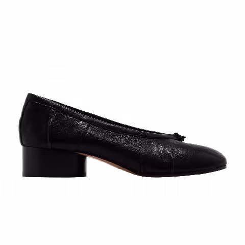 Maison Margiela Wmns Tabi New Ballerina 'Artisanal Vintage Effect - Black'