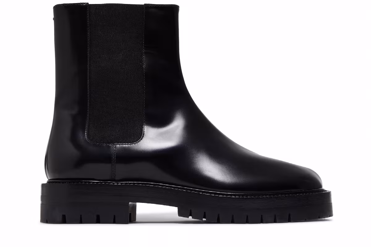 Maison Margiela Women's Tabi Chelsea Boot Black, view 2