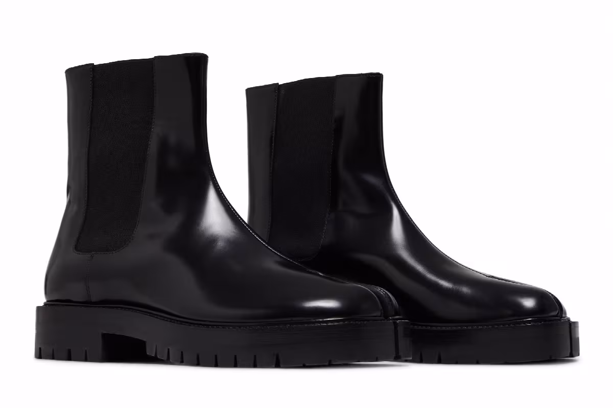 Maison Margiela Women's Tabi Chelsea Boot Black, view 9