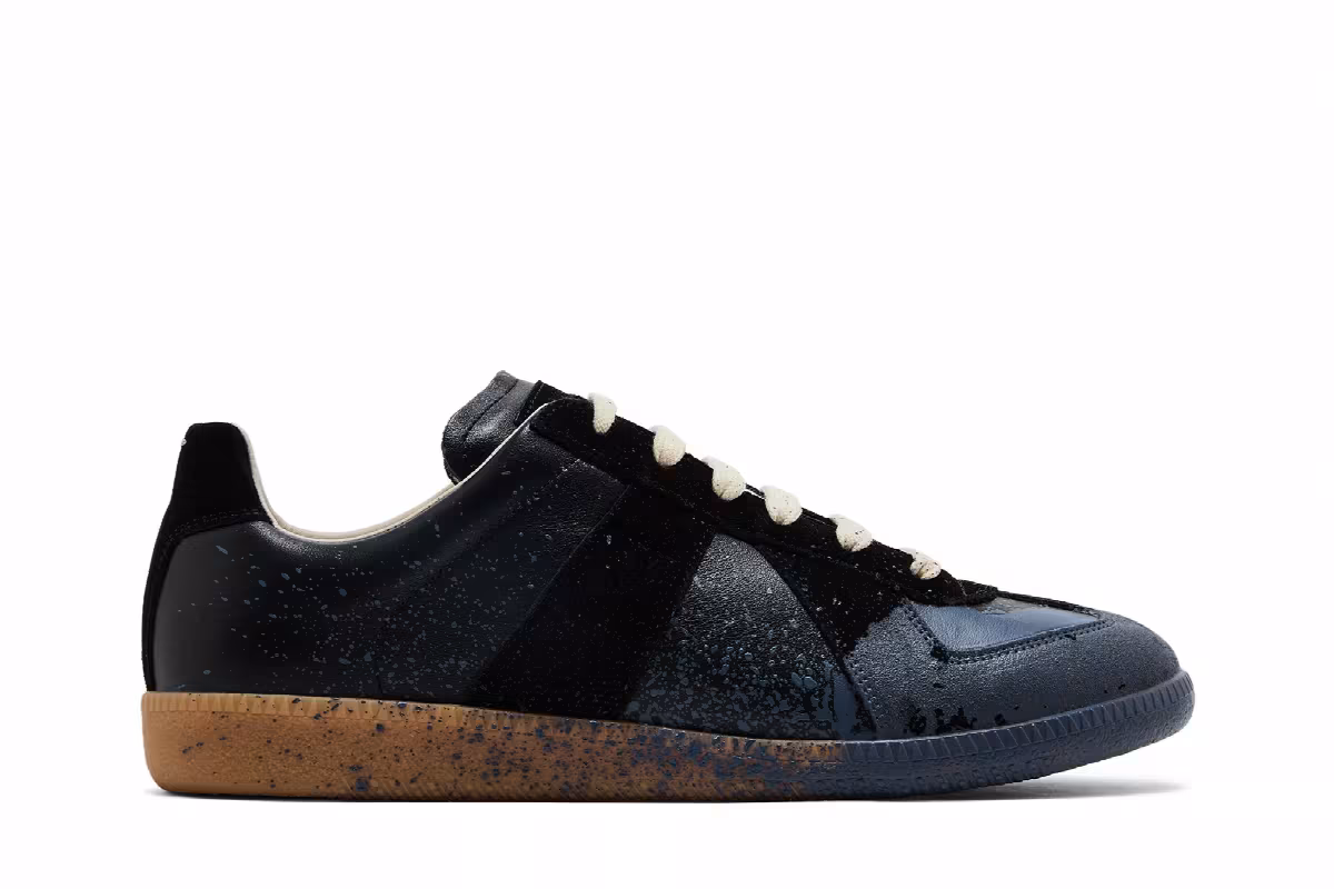 Maison Margiela Replica Low Paint Splatter - Black Pewter, view 2