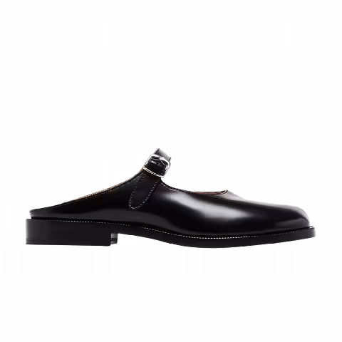 Maison Margiela Wmns Tabi City Loafer Buckled Mule 'Black'