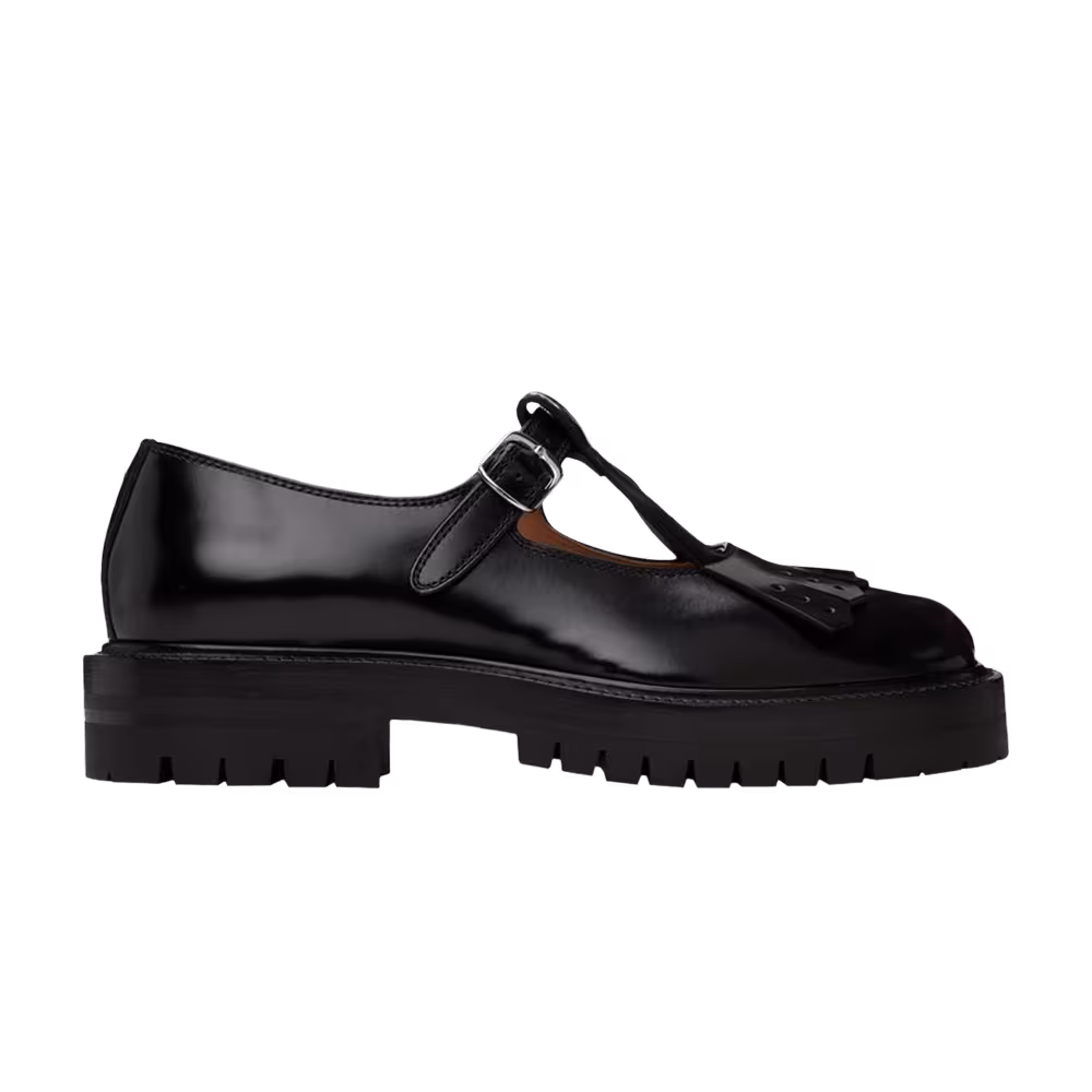 Maison Margiela Women's Tabi County Mary Jane Loafer Black