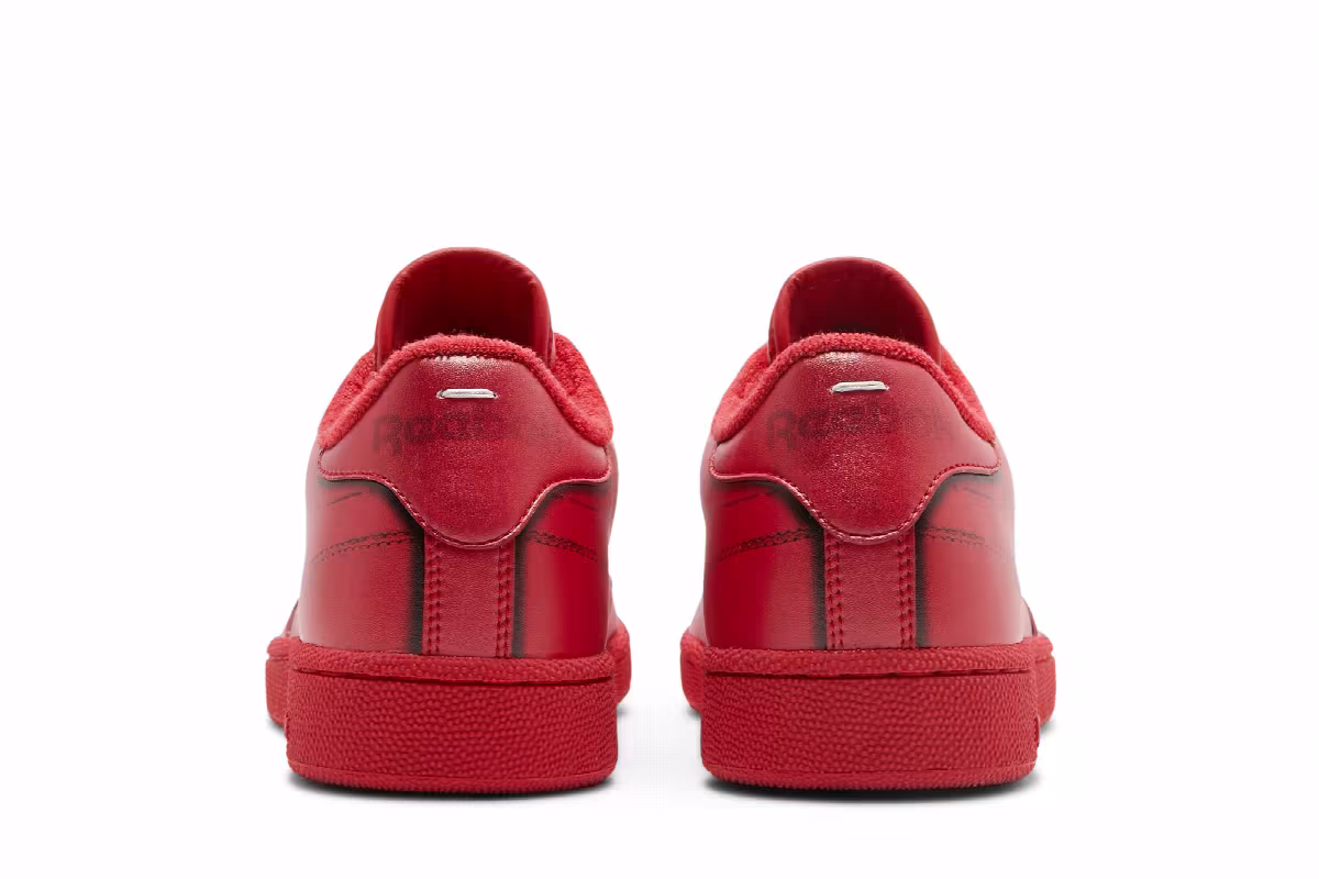 Reebok x Maison Margiela Club C Vector Red, view 7