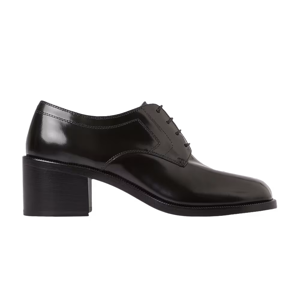 Maison Margiela Women's Tabi Mid Heel Derby Black