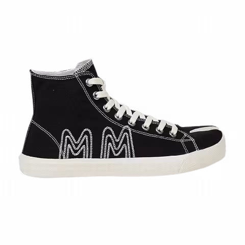 Maison Margiela Tabi High 'MM Embroidered - Black'