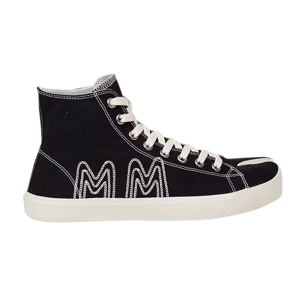 Maison Margiela Tabi High MM Embroidered - Black