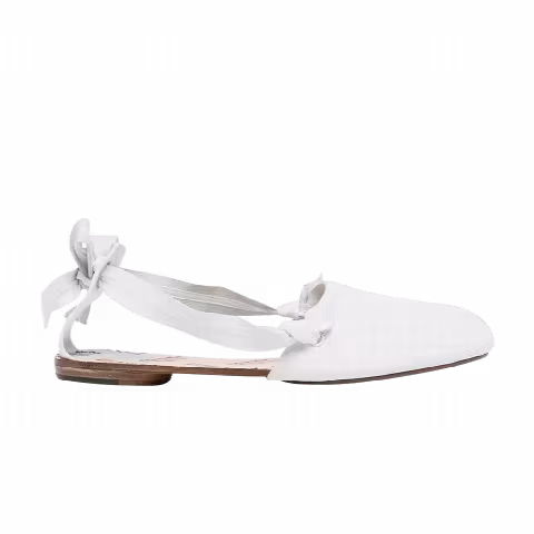 Maison Margiela Wmns Tabi Strapped Ballet Flat 'White'