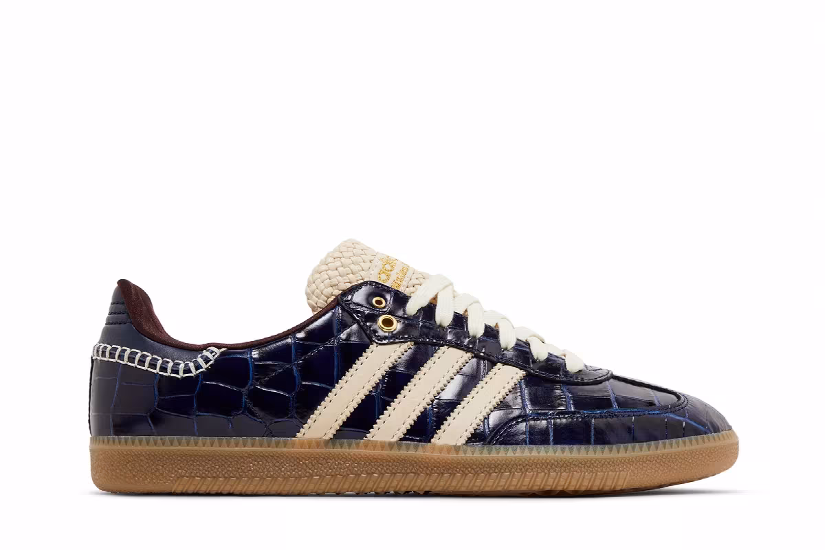 Wales Bonner x adidas Samba OG Croc - Collegiate Navy, view 2