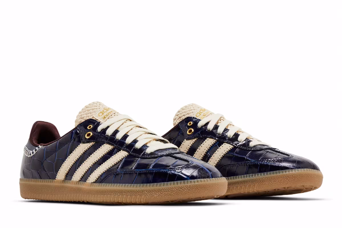 Wales Bonner x adidas Samba OG Croc - Collegiate Navy, view 9