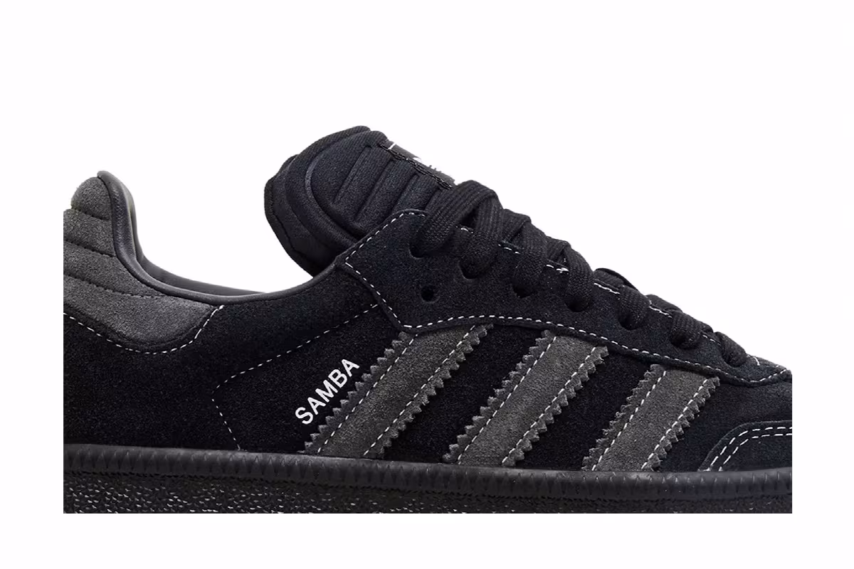 adidas Men's Samba XLG Black Carbon, view 3