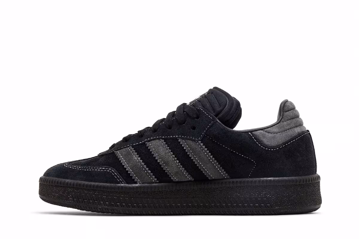 adidas Men's Samba XLG Black Carbon, view 4