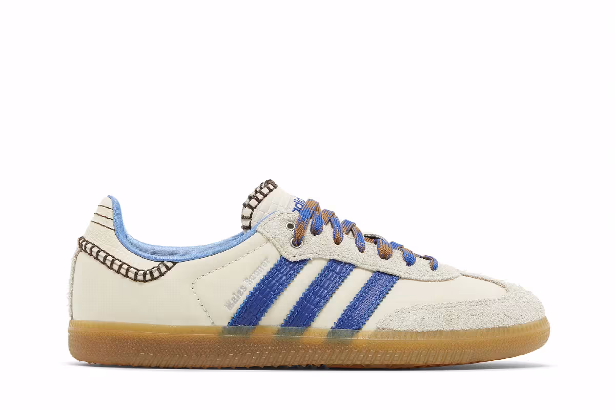 Wales Bonner x adidas Samba Nylon Wonder Clay Royal Blue, view 2