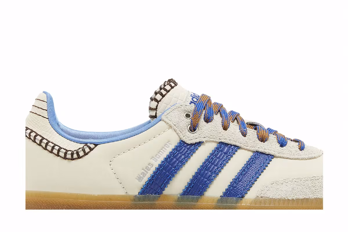 Wales Bonner x adidas Samba Nylon Wonder Clay Royal Blue, view 3
