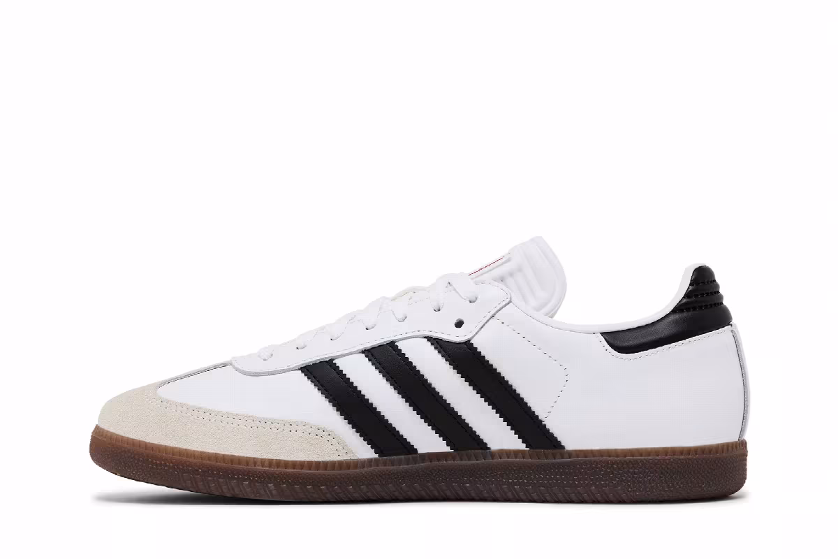 adidas Samba Indoor White Black Gum, view 4