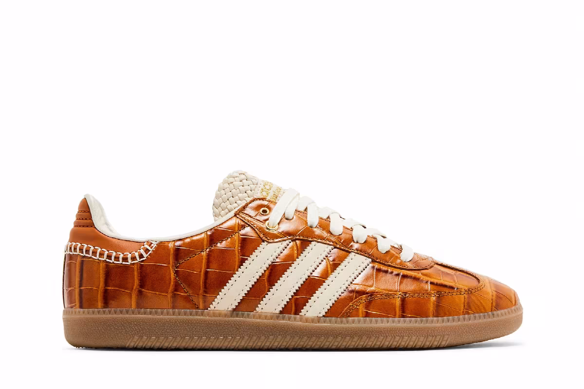 Wales Bonner x adidas Samba OG Croc - Night Brown, view 2