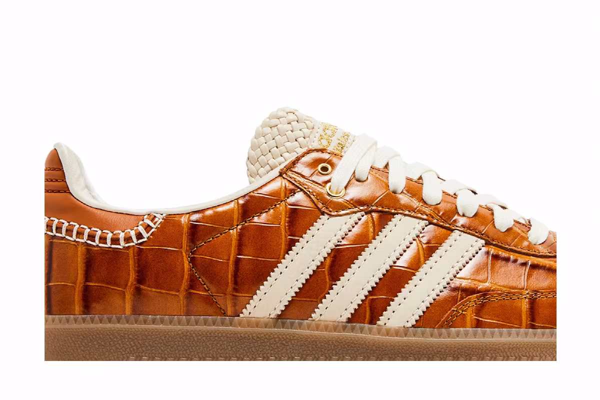 Wales Bonner x adidas Samba OG Croc - Night Brown, view 3