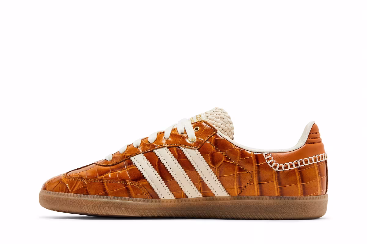 Wales Bonner x adidas Samba OG Croc - Night Brown, view 4