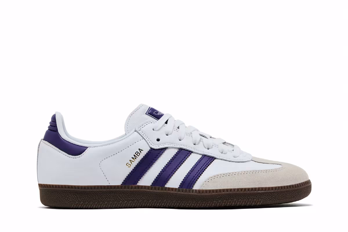 adidas Samba ADV White Collegiate Purple, view 2