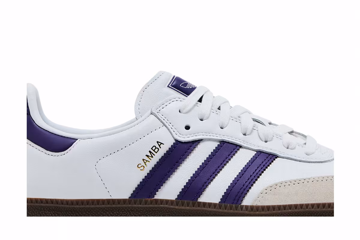 adidas Samba ADV White Collegiate Purple, view 3