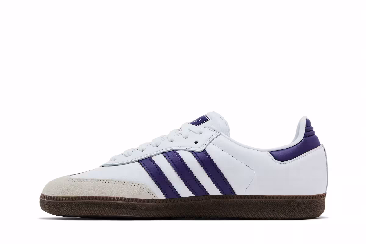 adidas Samba ADV White Collegiate Purple, view 4