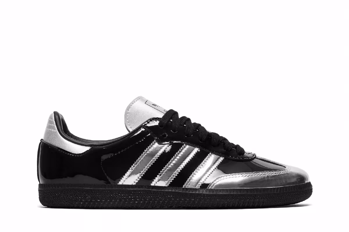 atmos x adidas Samba Tuxedo, view 2