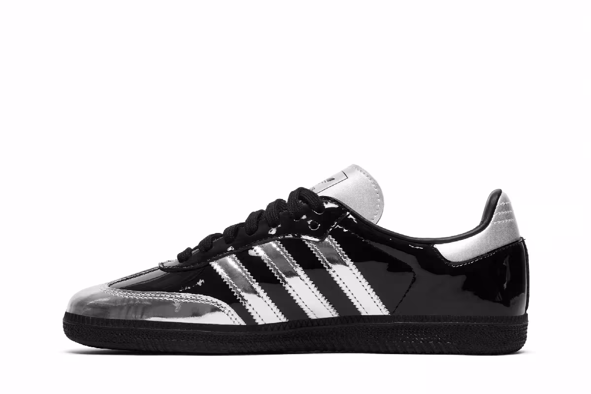 atmos x adidas Samba Tuxedo, view 4