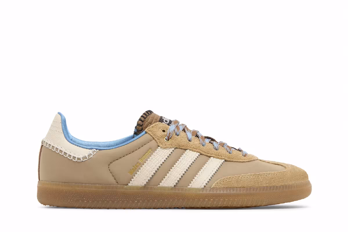 Wales Bonner x adidas Samba Nylon Desert White, view 2