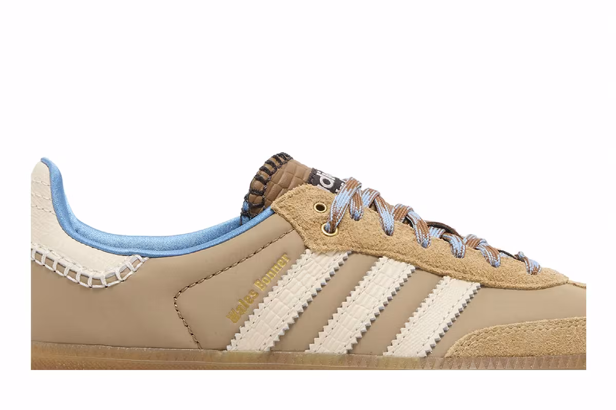 Wales Bonner x adidas Samba Nylon Desert White, view 3