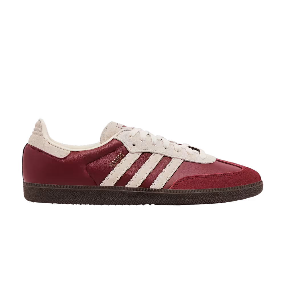 adidas Men's Samba OG Preloved Ruby Cream