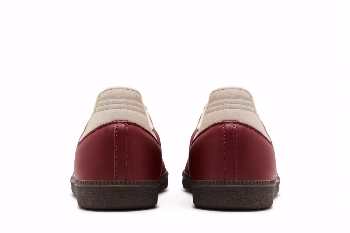 adidas Men's Samba OG Preloved Ruby Cream, view 7