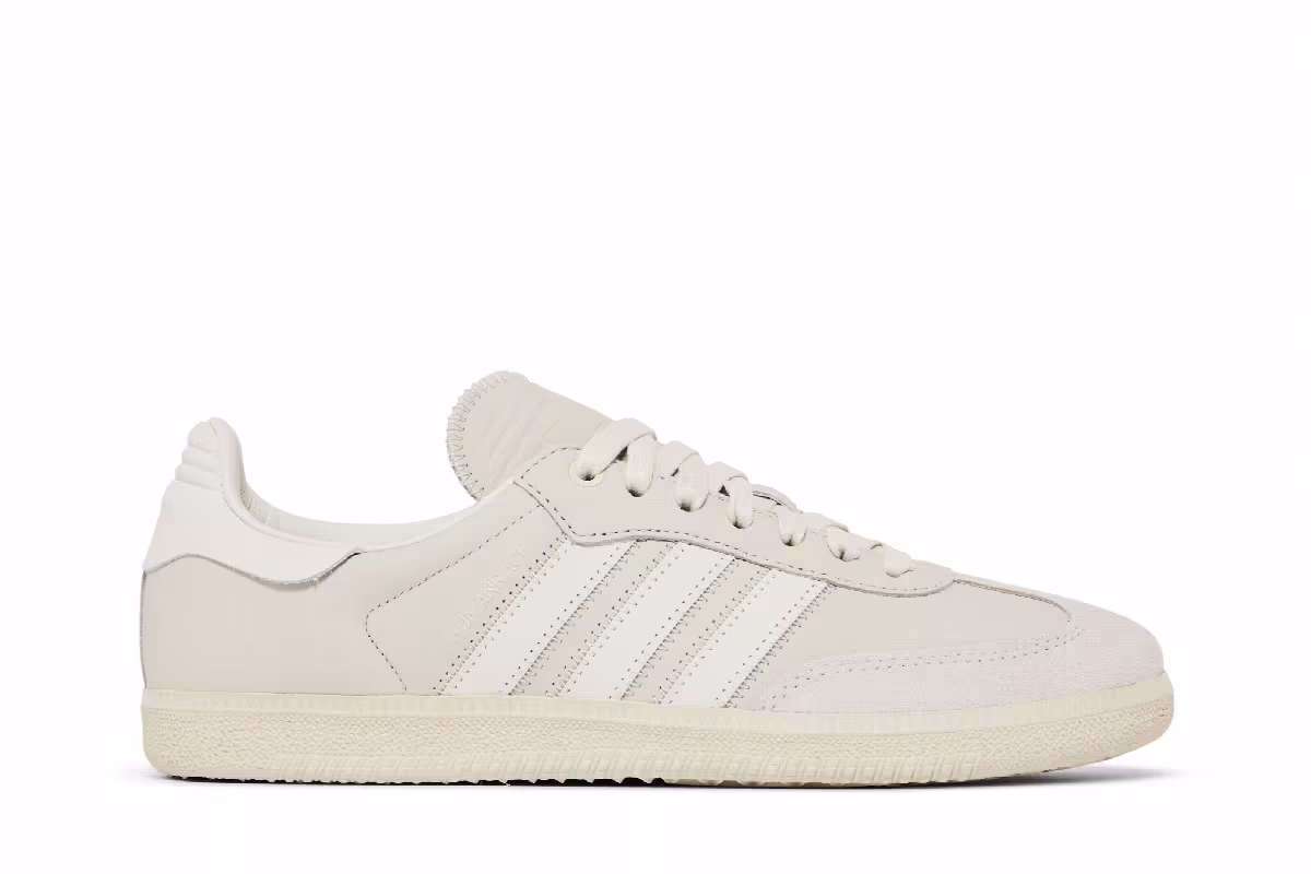 Pharrell x adidas Samba Human Race Aluminium White, view 2