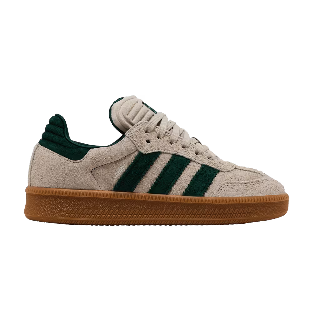 adidas Samba XLG Putty Grey Collegiate Green