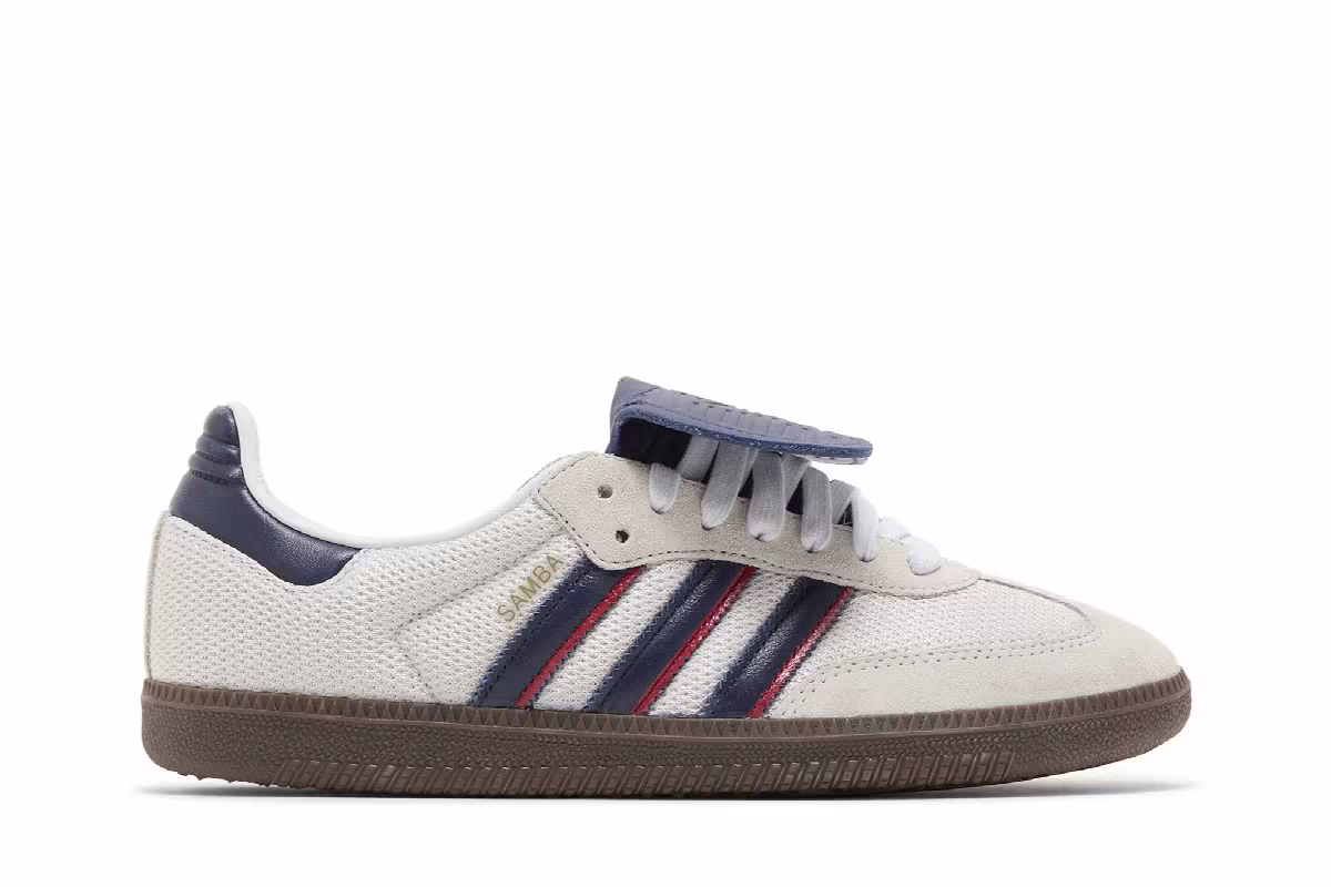 adidas Samba LT Crystal White Dark Blue, view 2