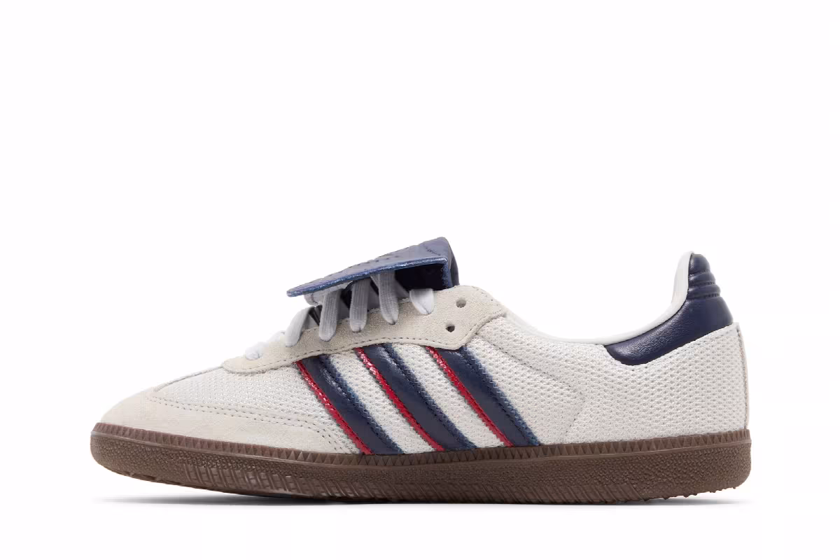 adidas Samba LT Crystal White Dark Blue, view 4