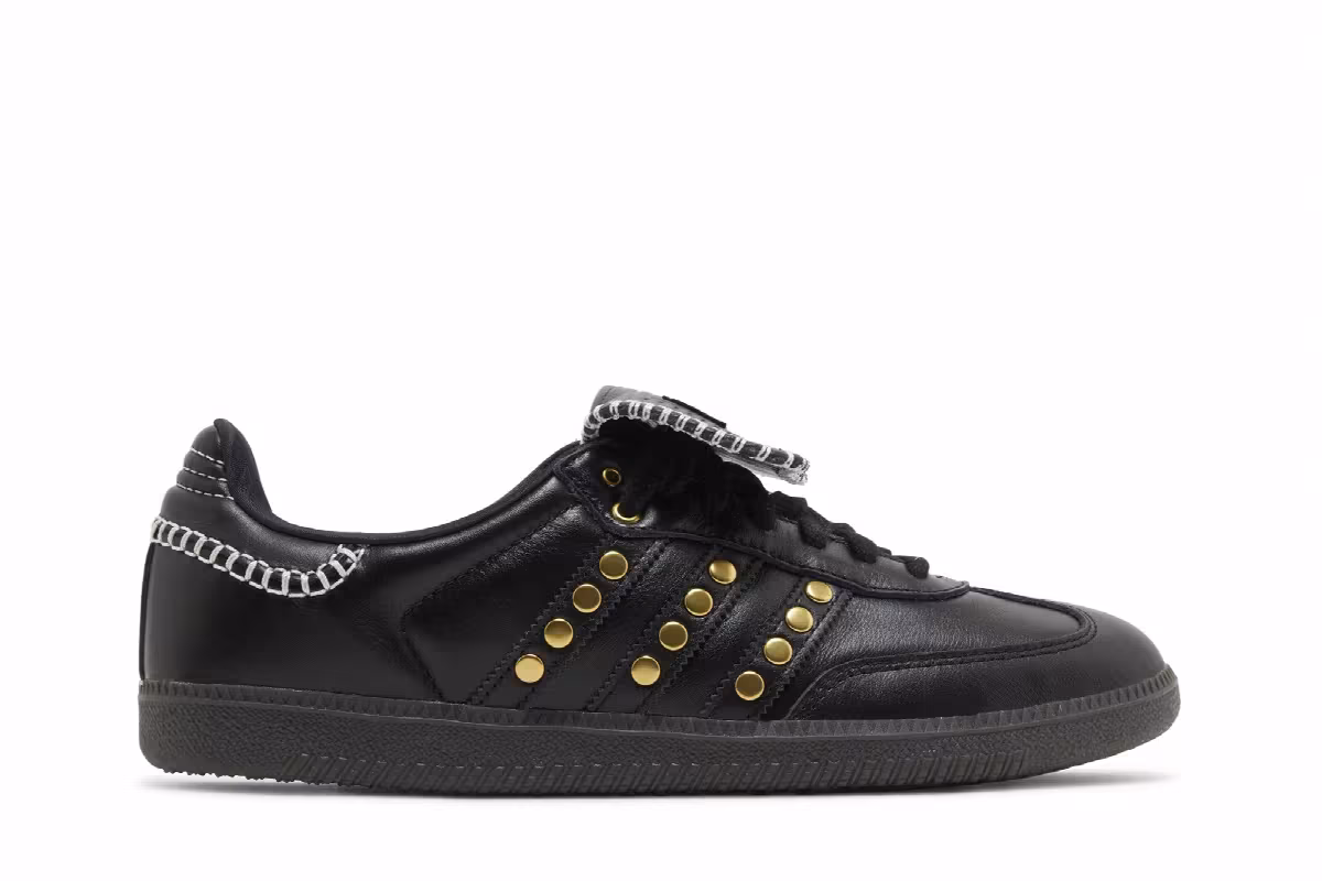 Wales Bonner x adidas Samba Studded Pack - Black, view 2