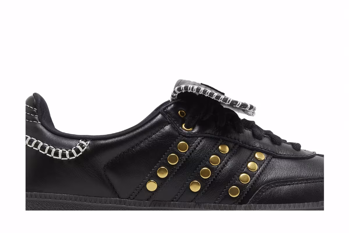 Wales Bonner x adidas Samba Studded Pack - Black, view 3