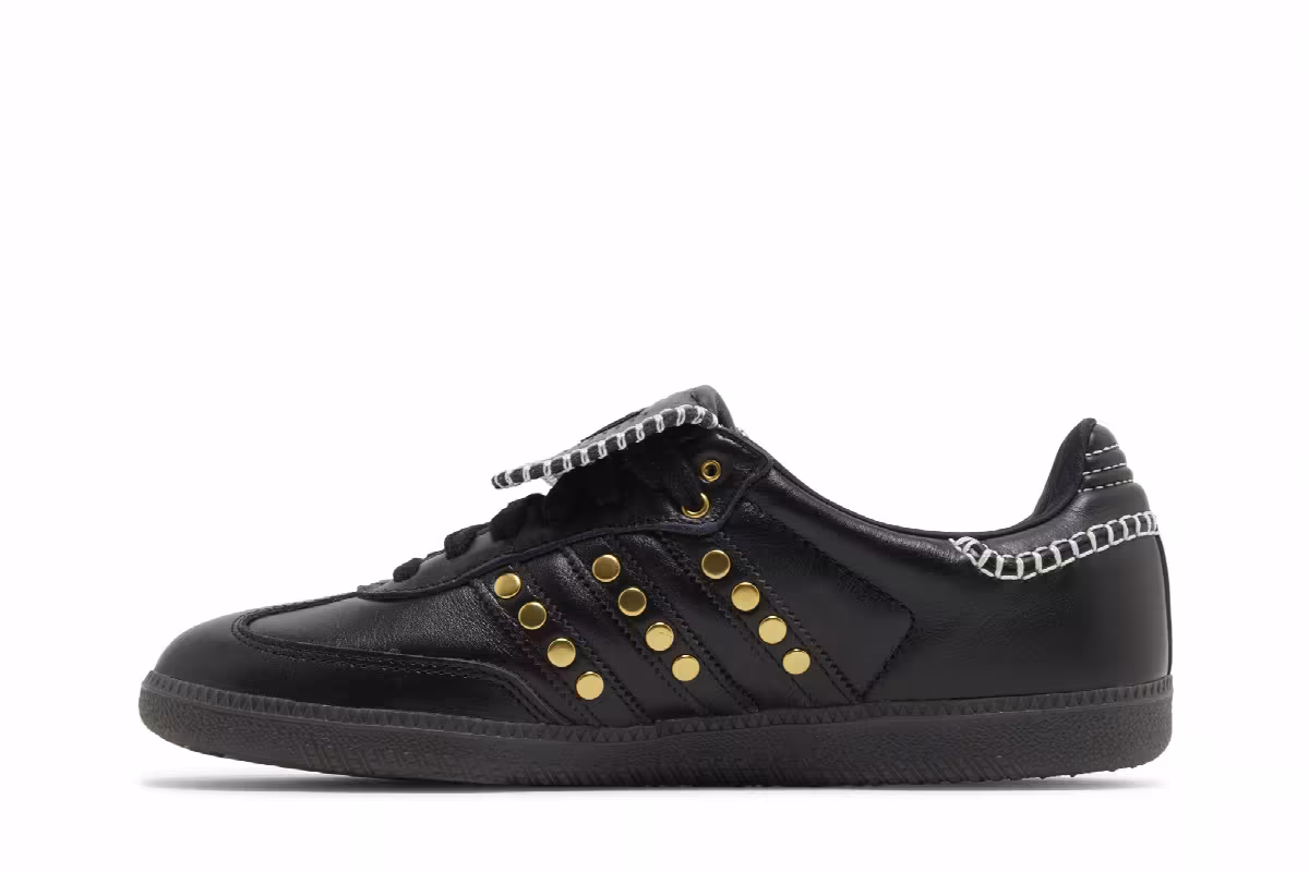 Wales Bonner x adidas Samba Studded Pack - Black, view 4
