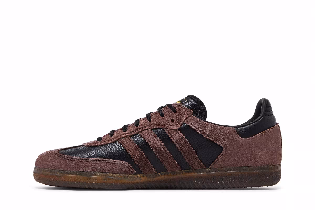 Kader Sylla x adidas Samba ADV Brown Gum, view 4