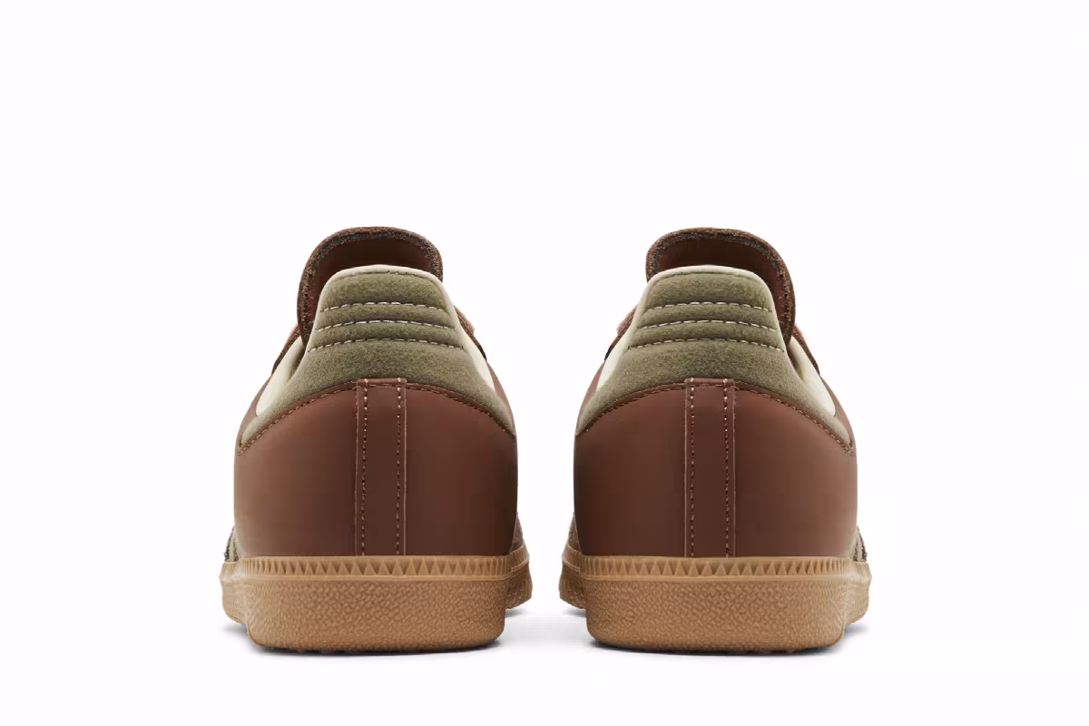 adidas Samba OG Brown Olive Strata, view 7