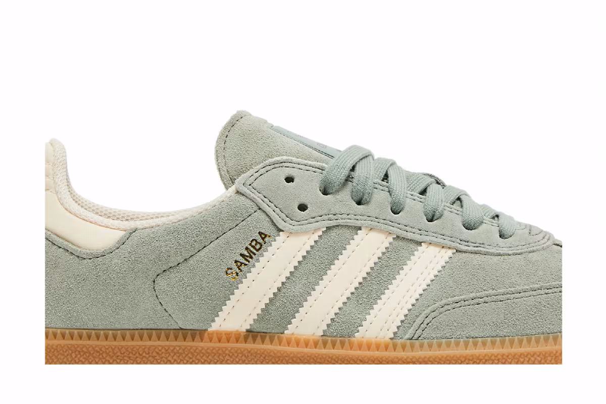 adidas Samba ADV Silver Green Wonder White, view 3