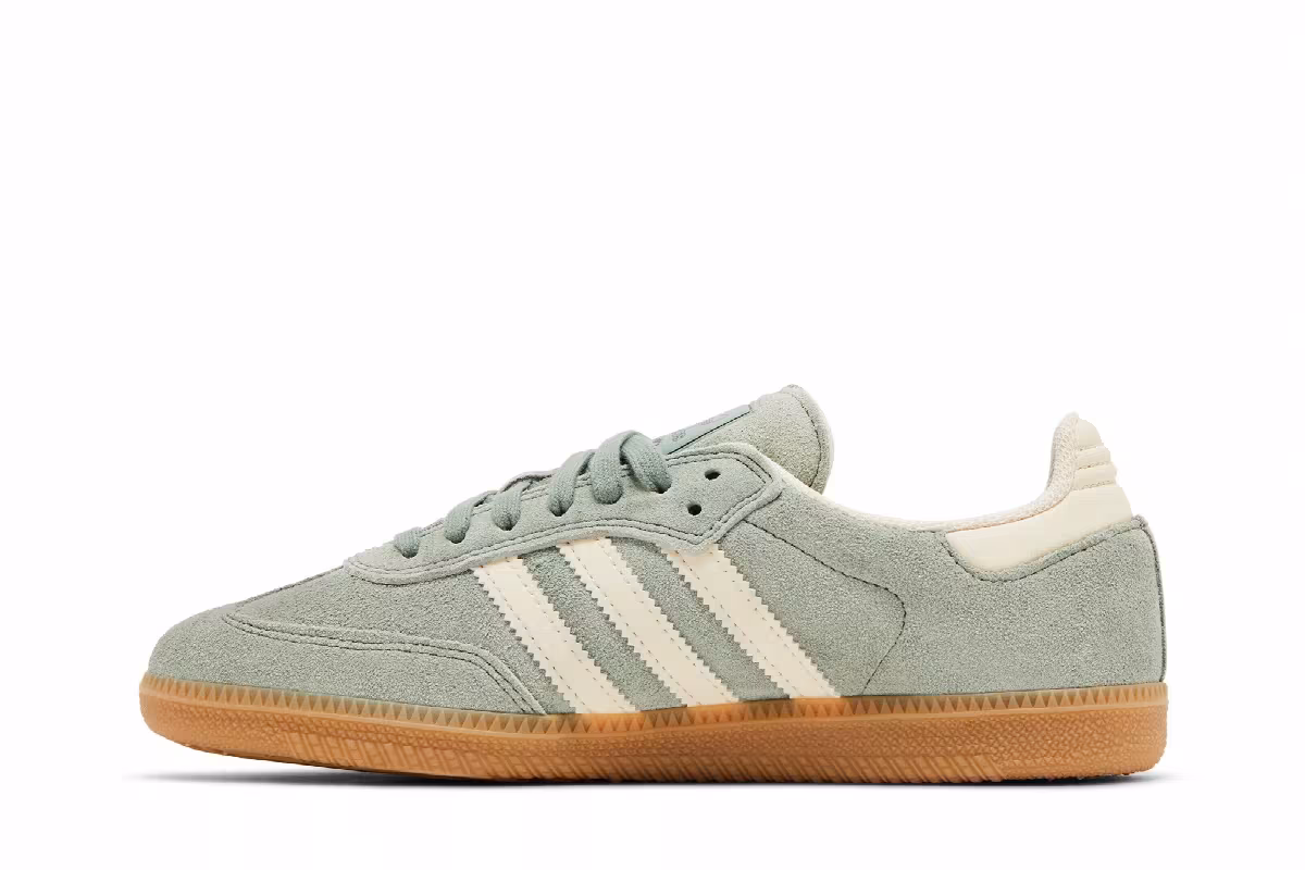 adidas Samba ADV Silver Green Wonder White, view 4